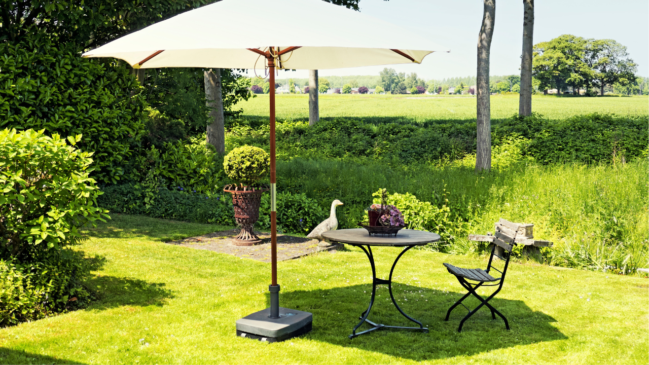 Welke kleur parasol is het beste tegen de zon