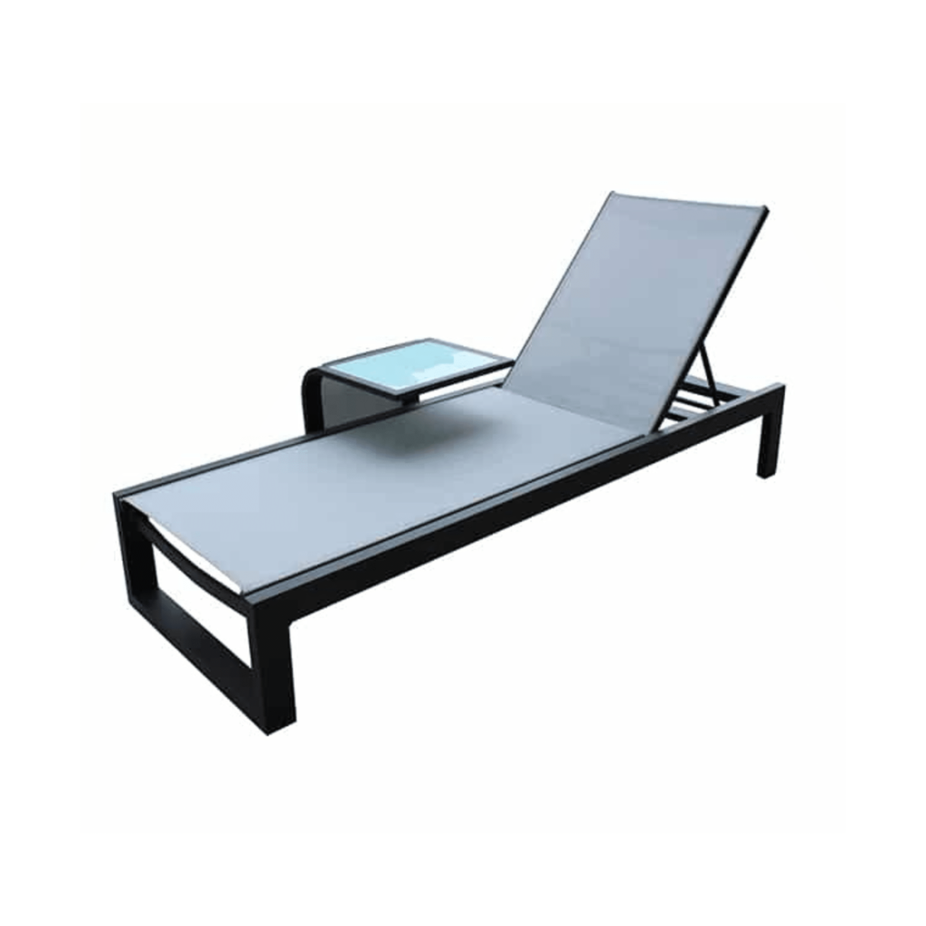 Boender Outdoor ligbed tuin textileen met tafel in antraciet