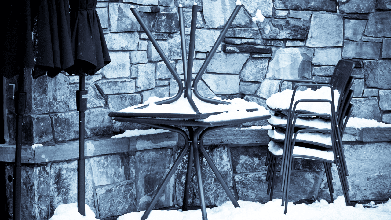 Wat doe je met tuinmeubelen in de winter?