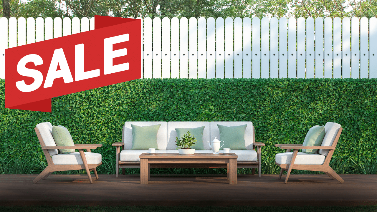 Wanneer begint de uitverkoop van tuinmeubelen? Hier onze tips!